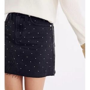 Madewell Rigid Denim A-line Skirt Size 24